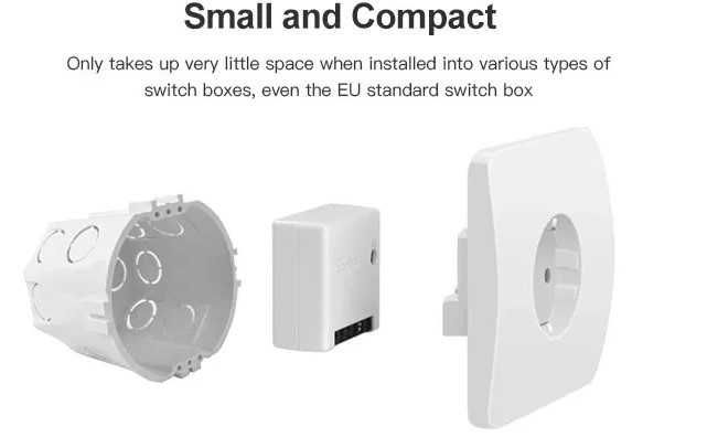 Sonoff Mini R2- Wifi прекъсвач за контакти/осветление, девиатор