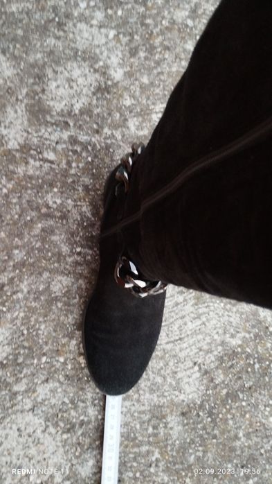 Cizme piele întoarsă , mărimea 35