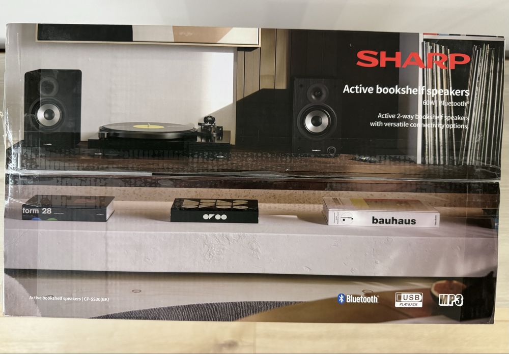 Boxe Active Sharp 60W Bluetooth - Sunet Clar și Puternic