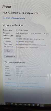 Dell Inspiron TouchScreen all în one 256 gb ssd quad