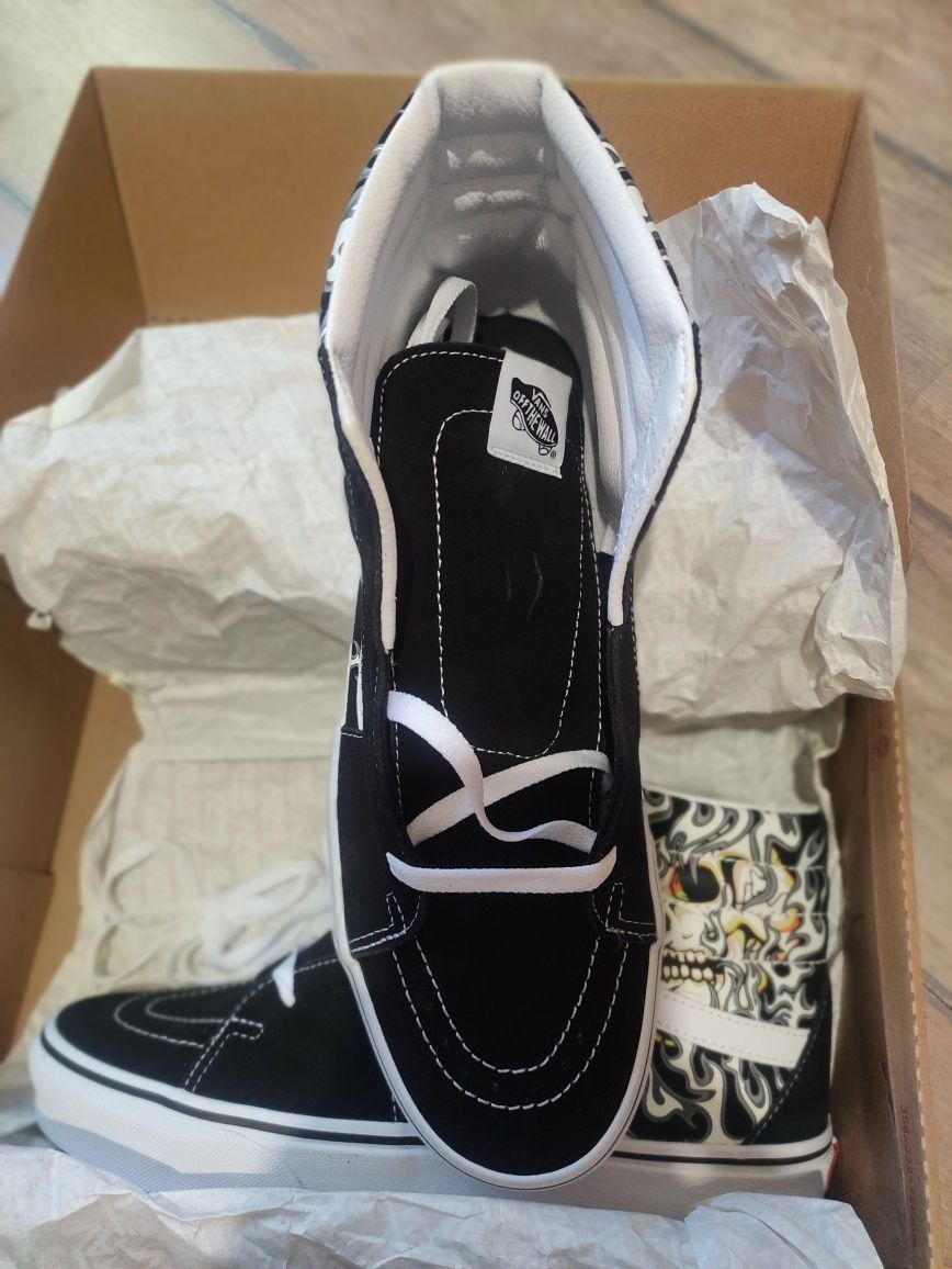 Vans SK8 Hi Skull Flame
