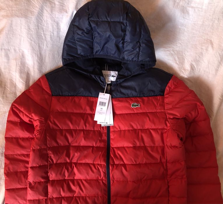 Lacoste Sport Hooded Water-Resistant Quilted Jacket ОРИГИНАЛ мъжко яке