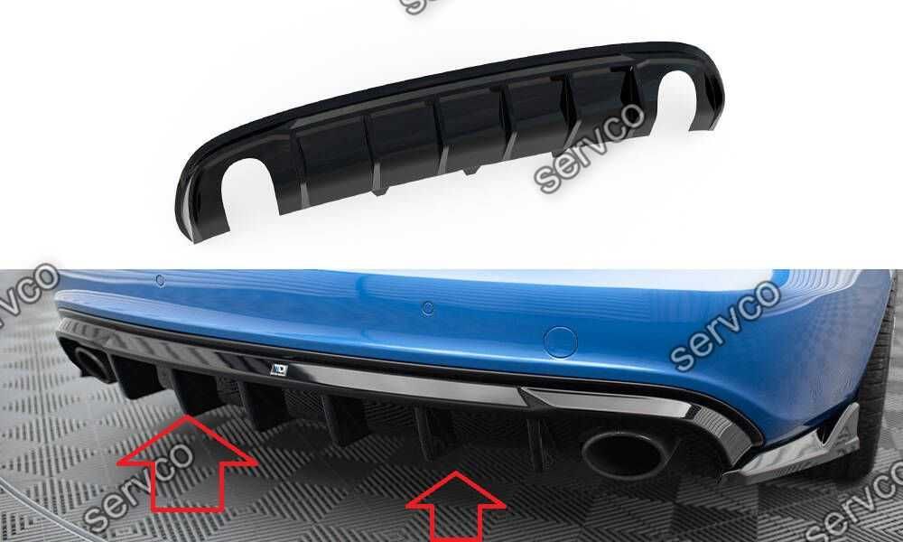 Difuzor bara spate Audi A4 S-Line Sedan / Avant B8 2008-2011 v31
