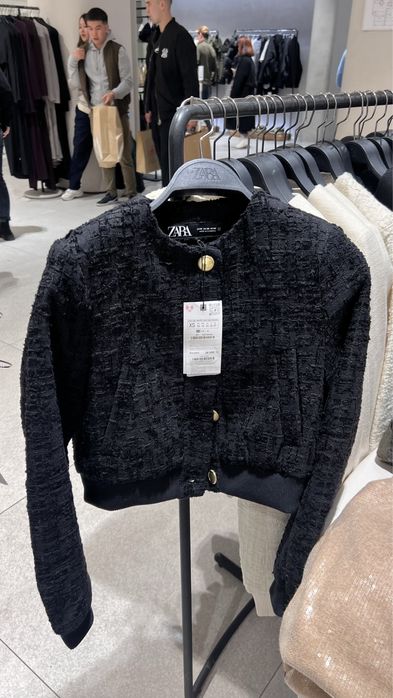 Продам пиджак черный zara
