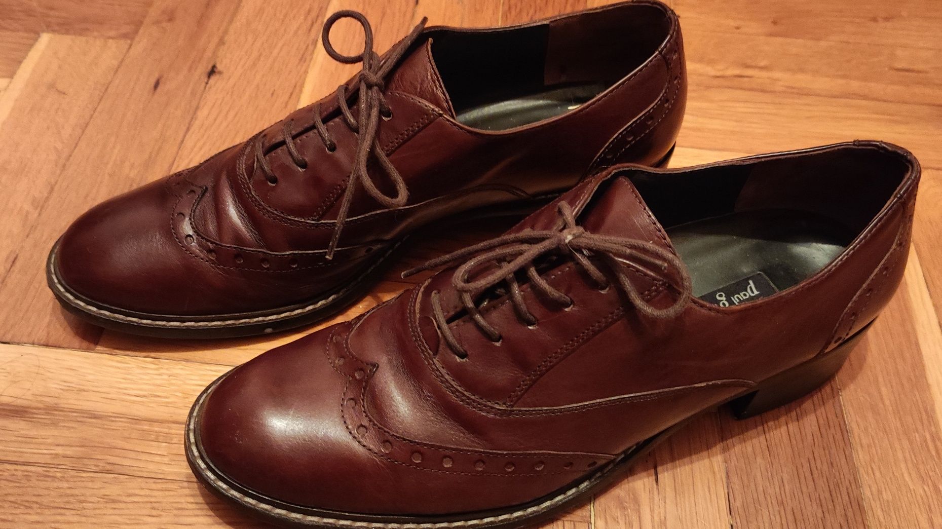 Оригинални маркови обувки- оксфордки PAUL GREEN
N:6 или 38  Много леки