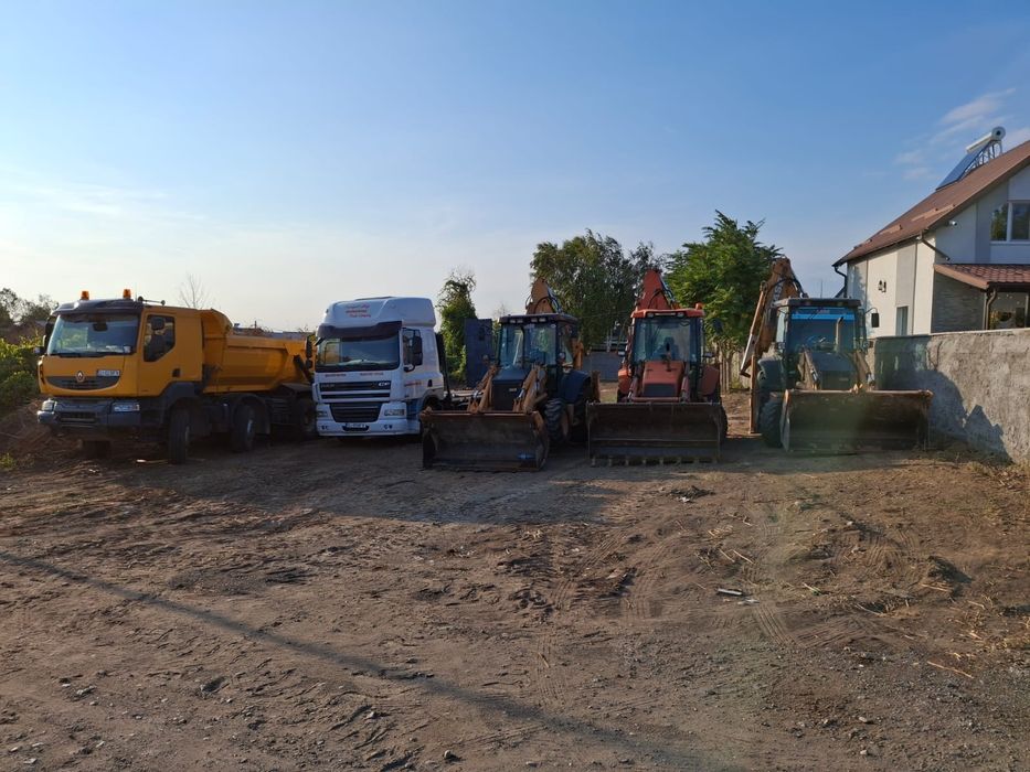 Inchiriez buldoexcavator si trucker