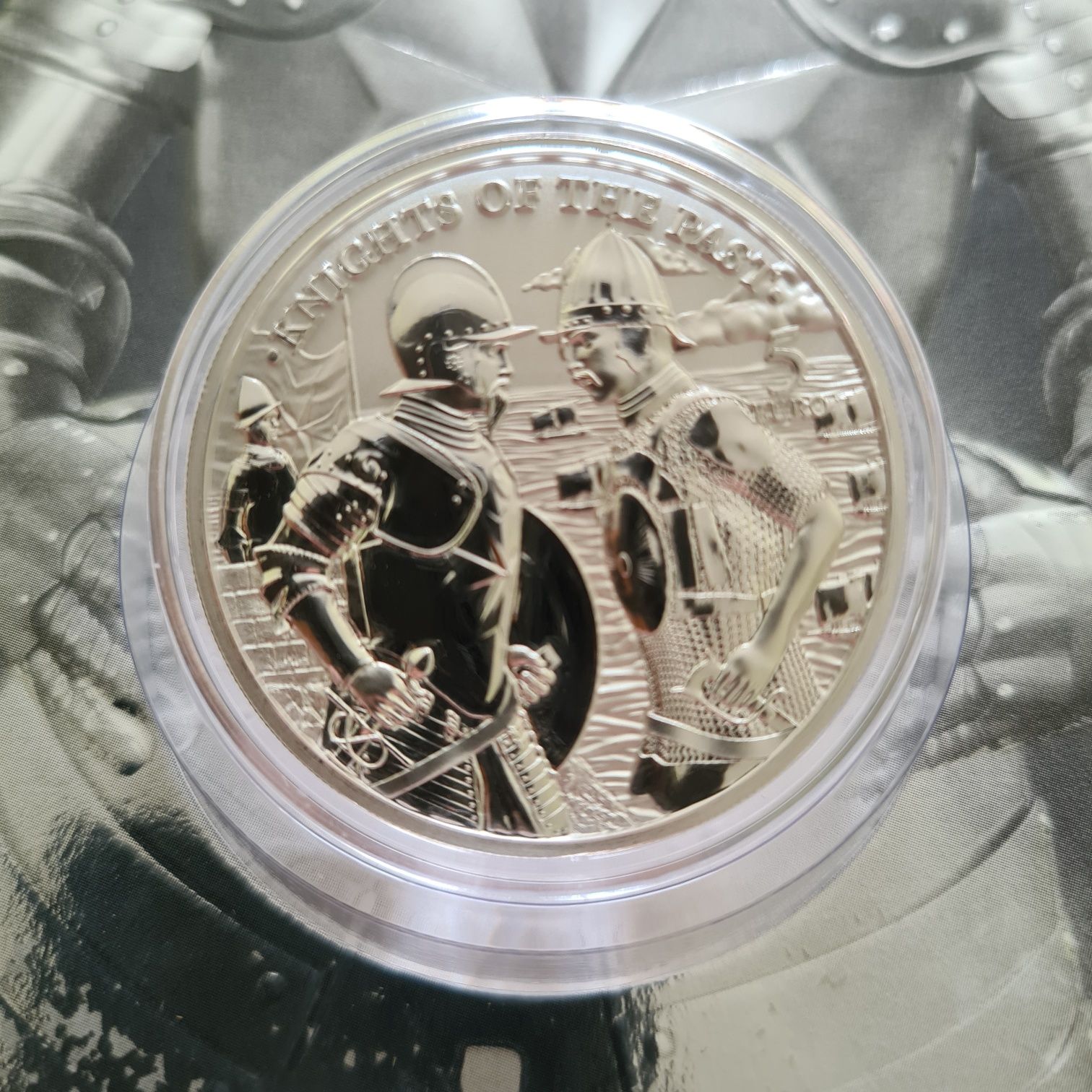 Сребърна монета Germania Knights of Malta, 2022, 1 oz, проба 999