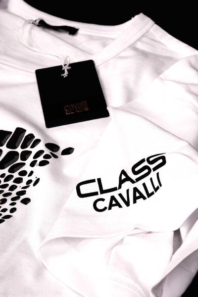 ПРОМО Roberto Cavalli Class M и L-Оригинална бяла тениска