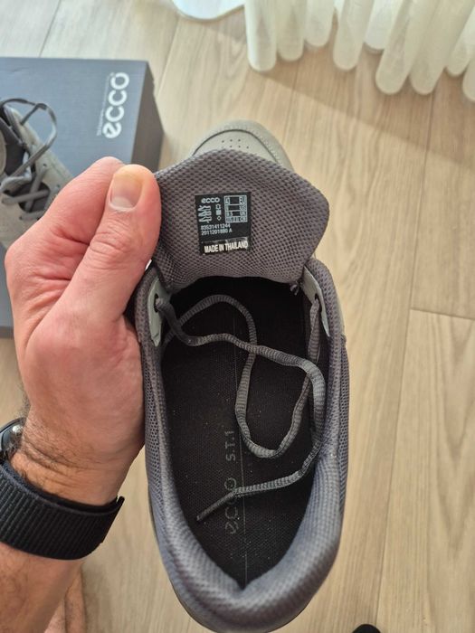 Pantof casual Ecco Gri plumburiu marime 43 Barbati