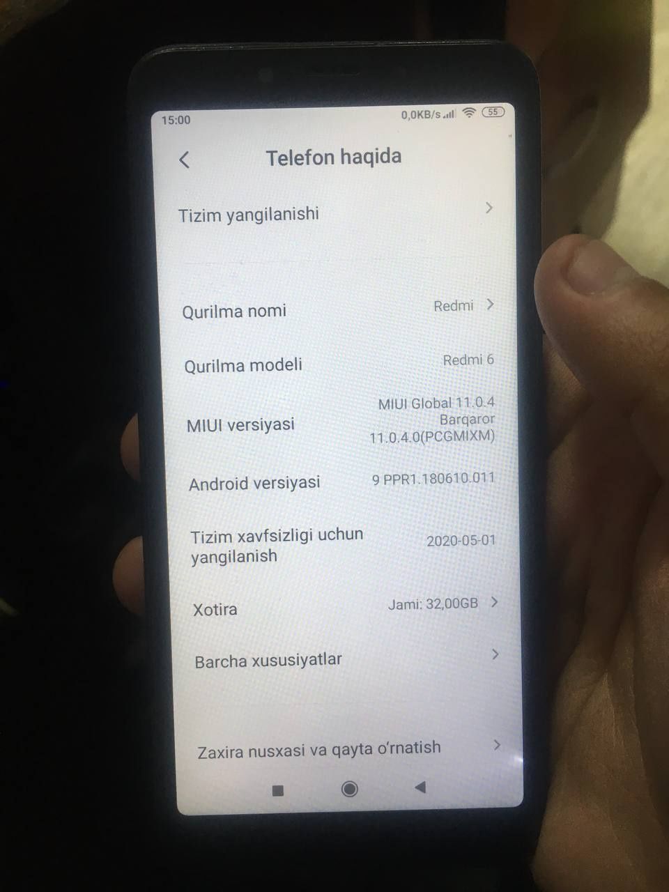 Redmi 6 32GB Global Srochna