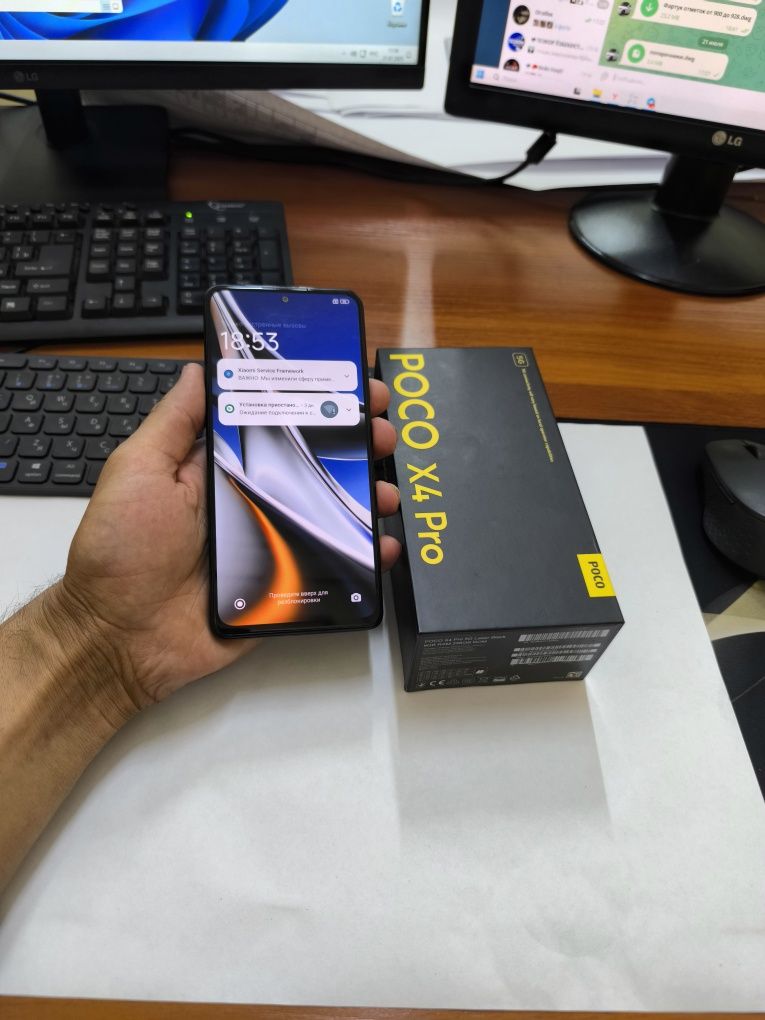 Poco X4pro 256gb(2024) ideal ochilmagan aybi yuq tozza telefon