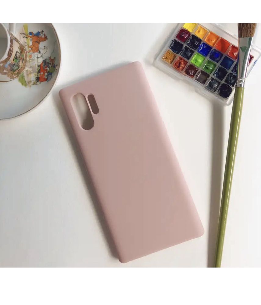 Samsung Note 10 Plus - Husa Slim 0,3mm Din Silicon Catifea Interior