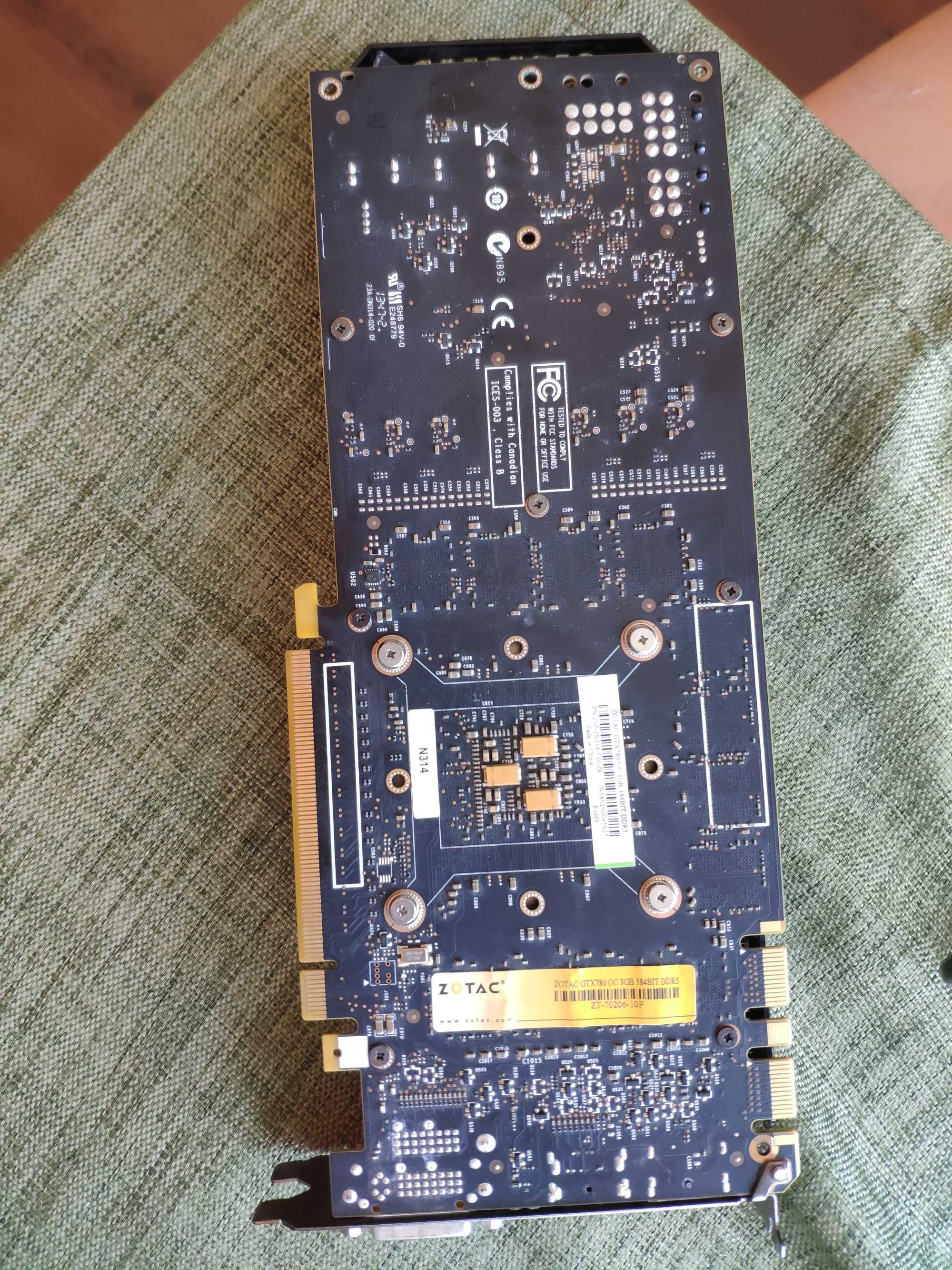 Видеокарта Zotac GTX 780 НЕРАБОТЕЩА