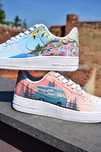 Adidasi personalizati, Air Force 1, Nike, custom shoes travel