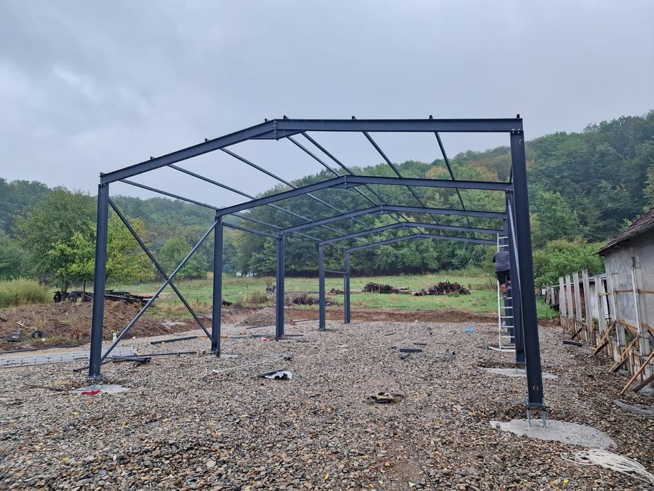 Vând hale metalice conform proiectului dvs lucrăm fără avans