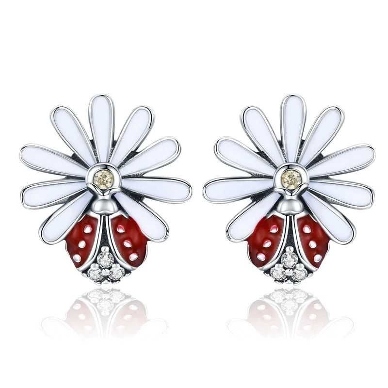 Cercei Lady Bug din Argint 925