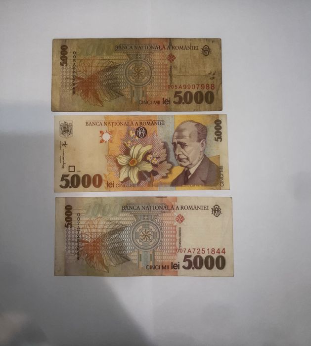 Bancnote de colectie, vechi romanesti