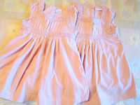 Розови роклички - сукманчета NEXT 18-24 м. 22 лв общо