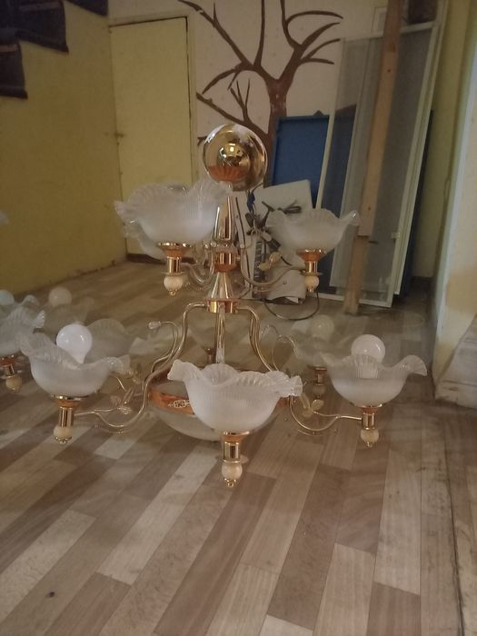 Люстра 6 рожковая раритет