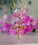Pandantiv Art Deco din aur de 14K