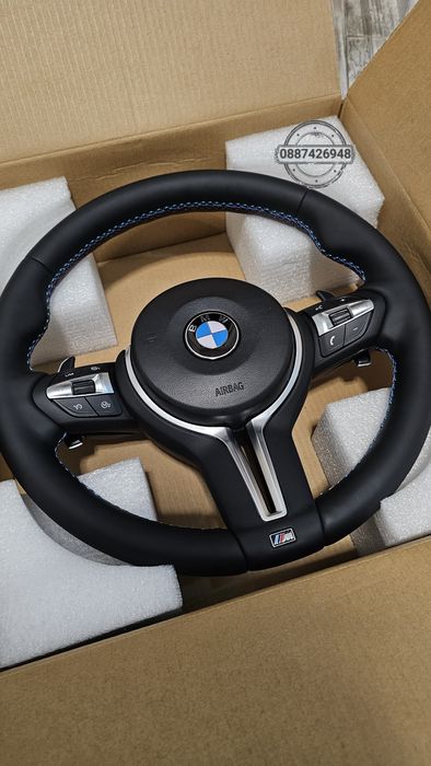 Нов Bmw M sport волан + подарък/ F10 F11 F20 F30 F31 F32 F33 F36 F06