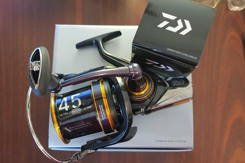 4 Mulinete Noi !! Daiwa 23 Emblem Surf 45 SCW QD