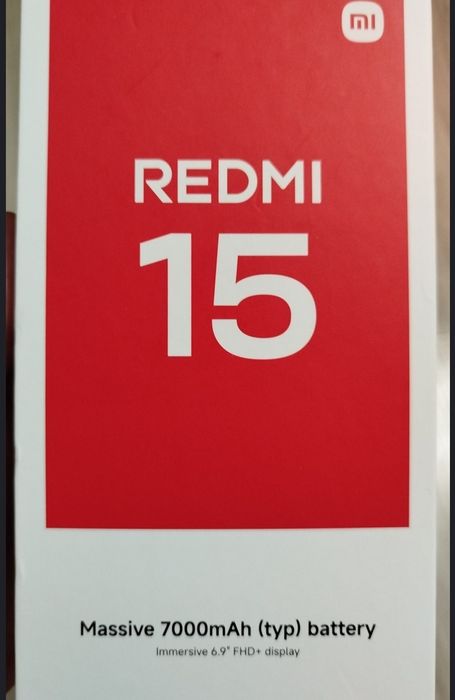 Xiaomi Redmi 15; ново; 6/128 ram; Black