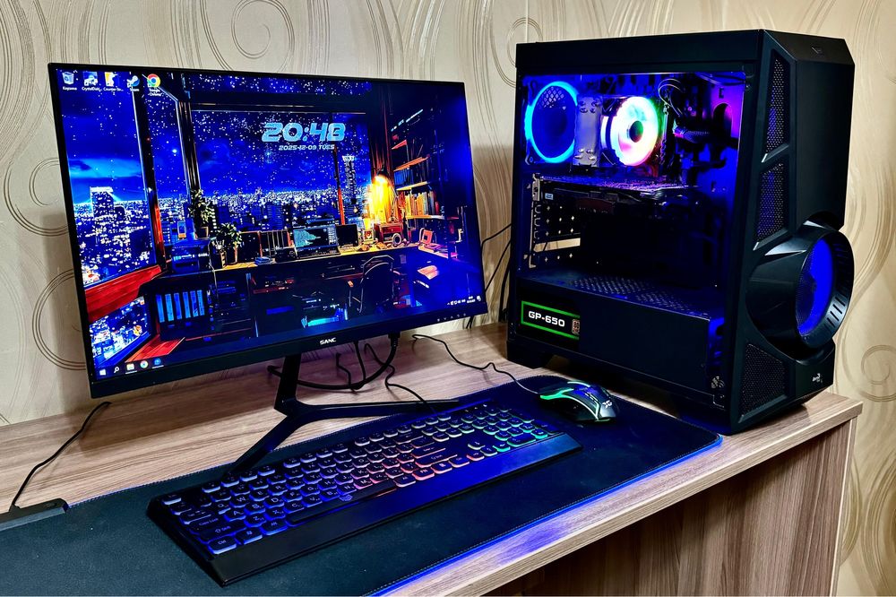 Мощный Игровой Компьютер с Монитором ВЕСЬ КОМПЛЕКТ