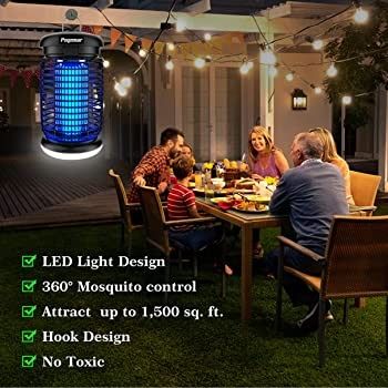 Led Mosquito Lamp. Электрокиллер (мухобойка)