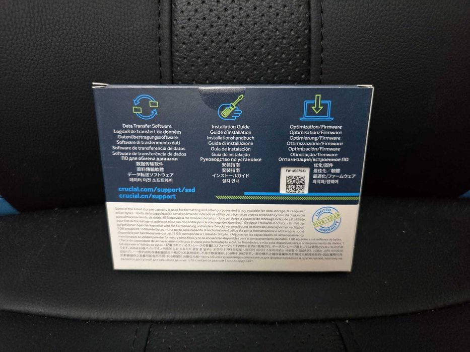 SSD Crucial MX500 500GB, SATA-III, 2.5”, Nou, Sigilat – 250 RON