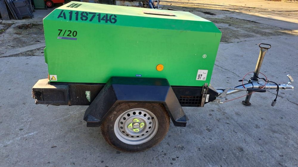 Doosan 7/20 motocompresor aer tractabil