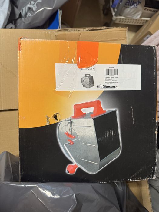 Машина за пръскане на мазилка, сребристо/червено, един размер