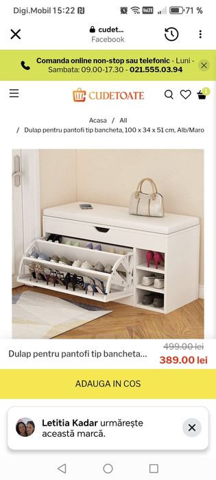 Dulap pantofi 80*34*51