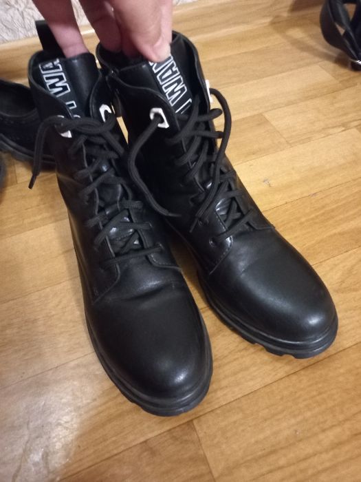 Сапоги осенние женские, 39 размера, Россия, юничель, натуральная кожа,