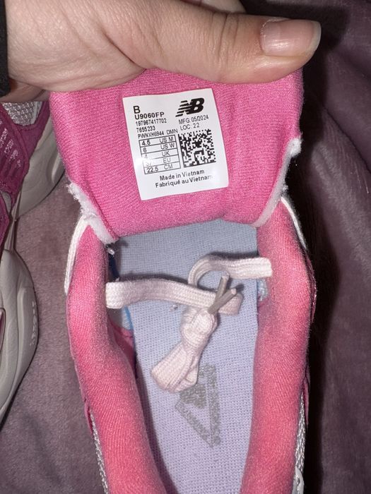 Pantofi 37 New Balance 9060 Roz Rose Trandafir Mov Alb Albi noi new