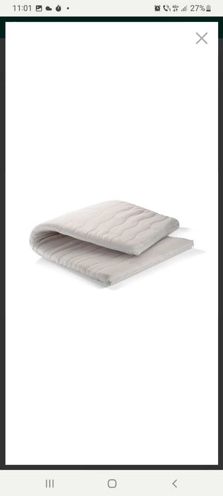 Topper ortopedic pentru pat, aprox 200cm/200cm