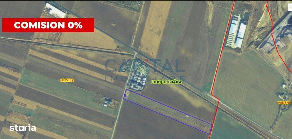 Teren 28.421 mp - autorizatie de constructie – ideal pentru industri