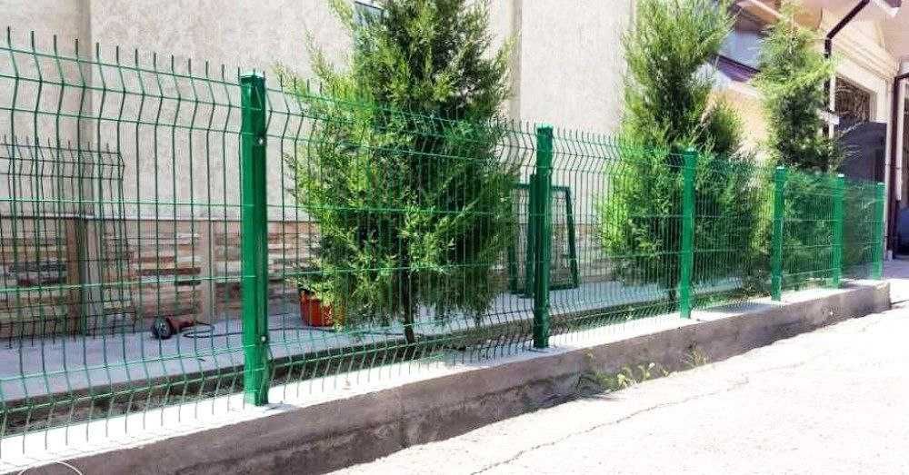Еврозабор, зеленый забор, решетка Yevro to'siqlar panjara yashil zabor
