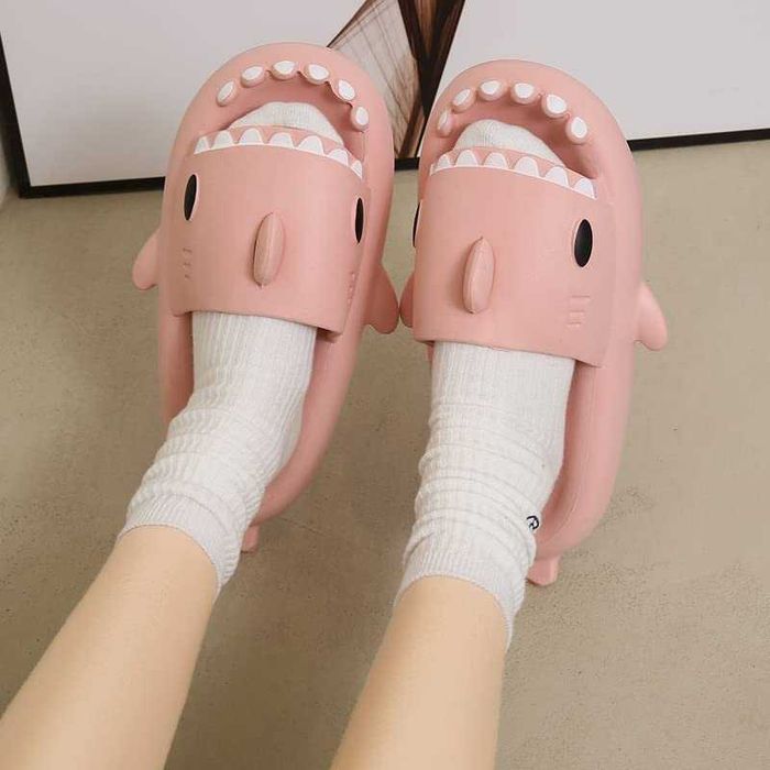 Papuci pentru copii fetite si baietei, Baby Shark, multicolori