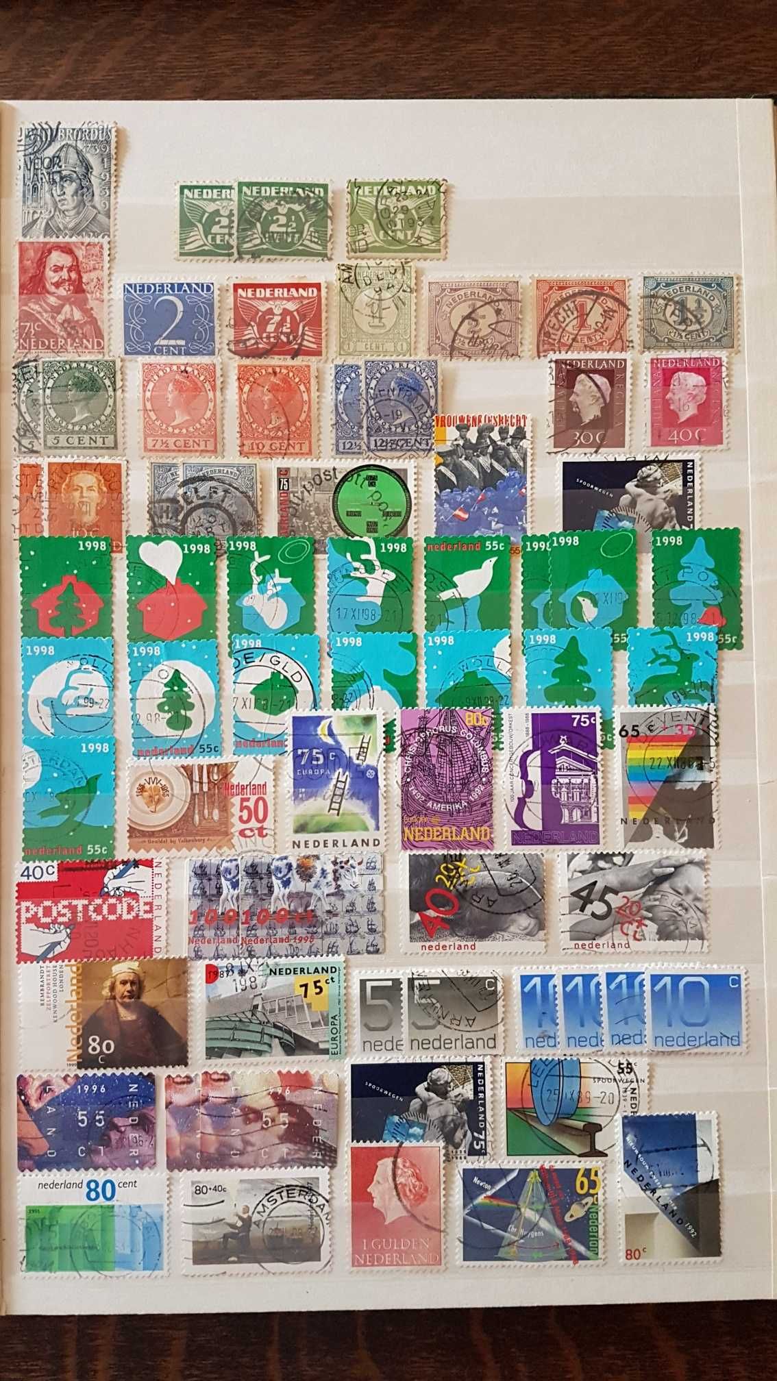 Lot Belgia, Olanda, Luxemburg - 177 timbre stampilate deparaiate