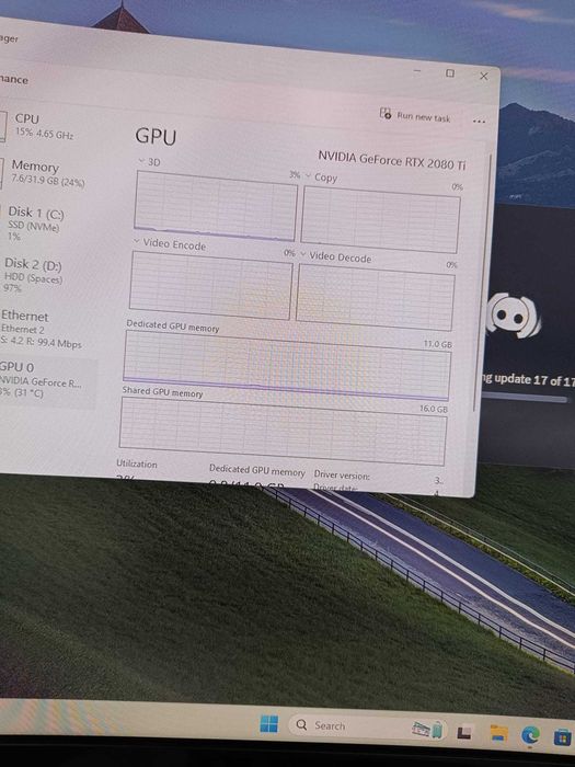 Vand pc gaming i9 9900k