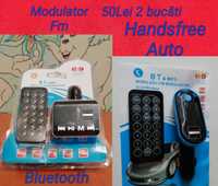 Modulator Fm 2bucăți 50Lei (Bluetooth)