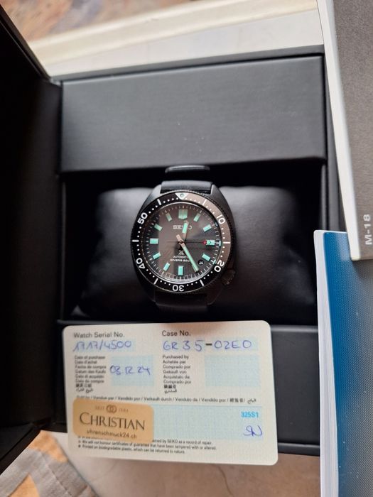 Seiko prospex ediție limitata.