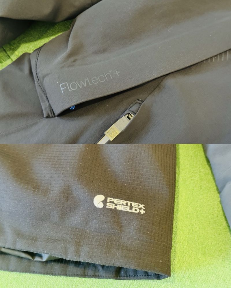 Geacă schi Salomon Flowtech+, gri, mărimea L – Ca nouă!