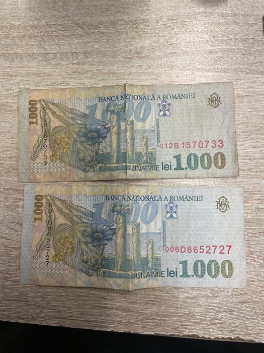 Bancnota 1000 de lei vechi