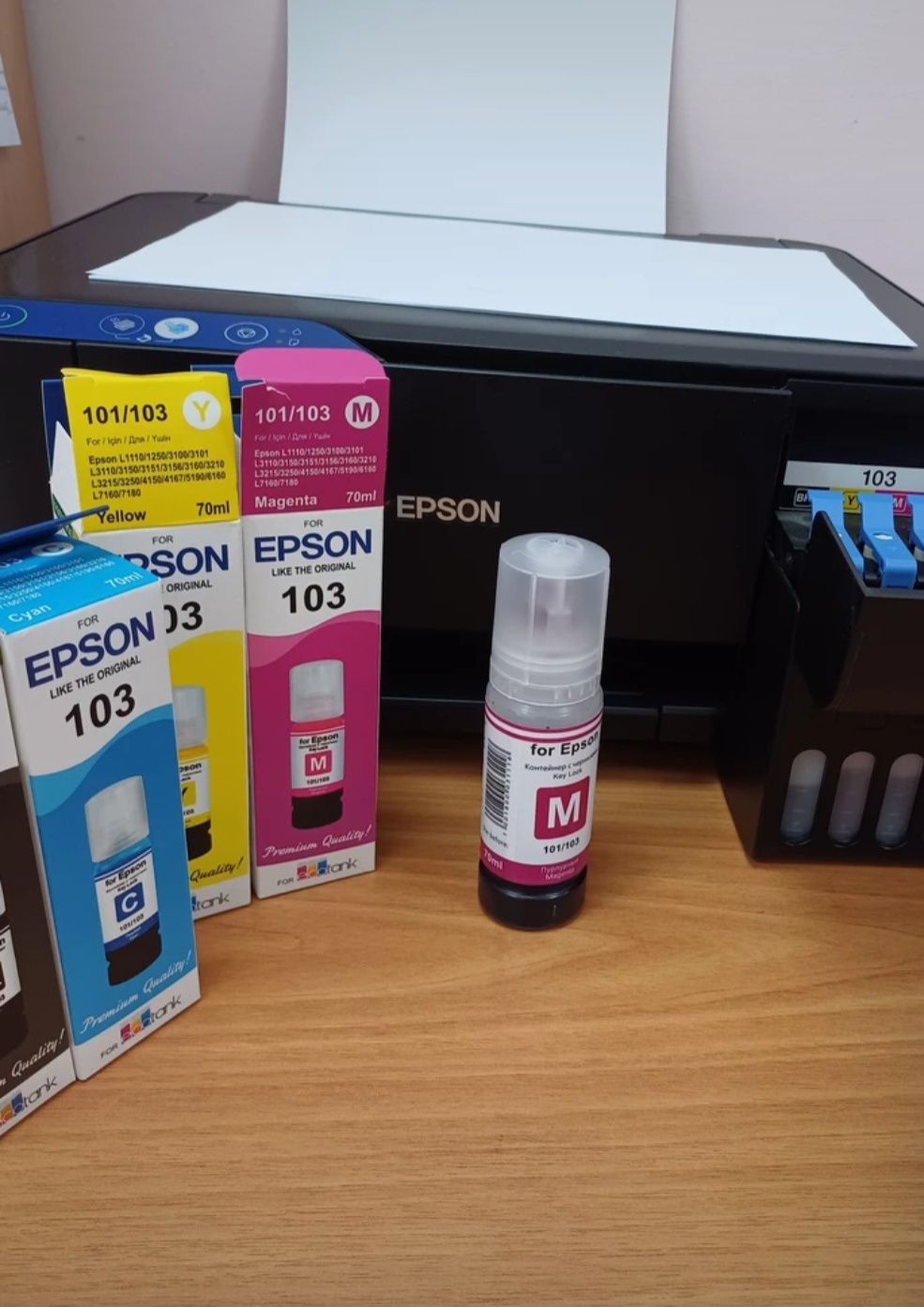 Epson чернила краска для принтера комплект