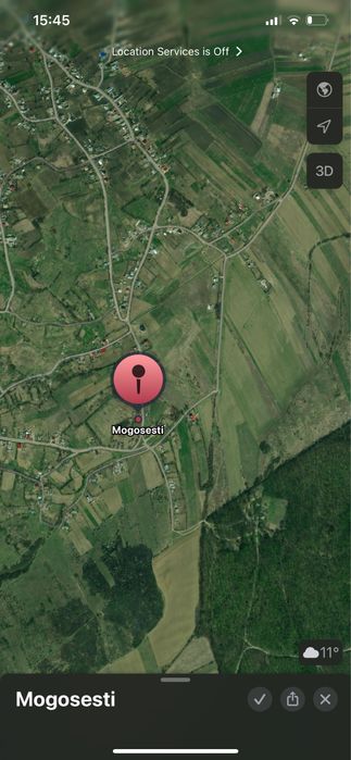 Teren Mogosesti Iasi  2160mp.18euro /mp