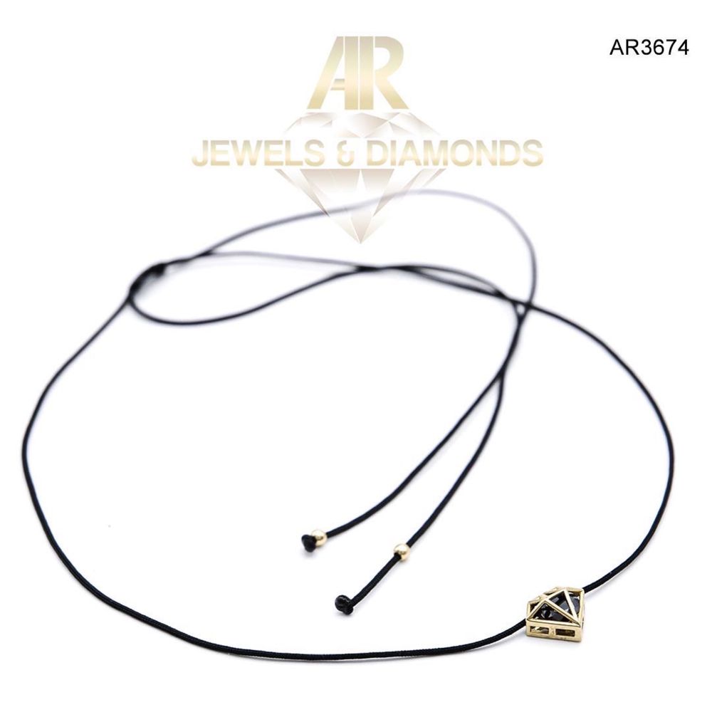 Lantisor Colier Choker Aur 14 K model deosebit ARJEWELS(AR3674)