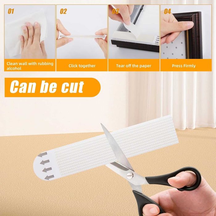 BELICOO Ленти за окачване на големи картини без пирони