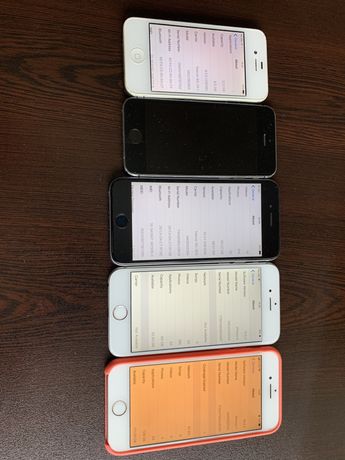 iPhone 4s, iPhone 5s, iPhone 6s, iPhone 7